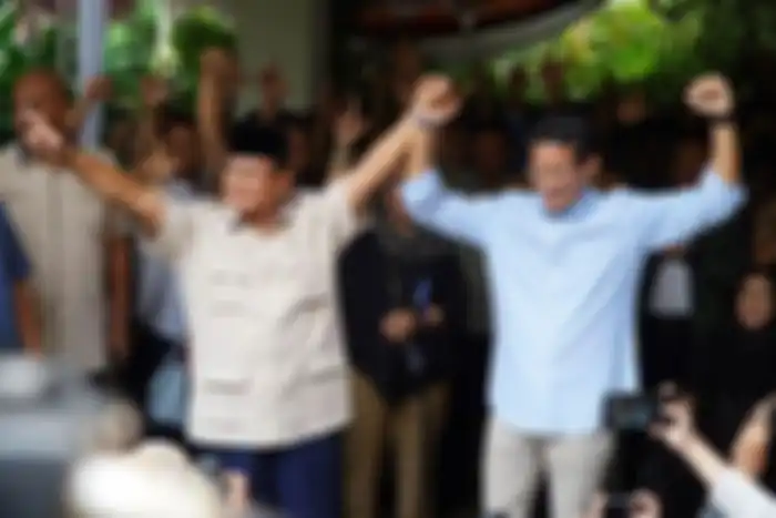 Sandiaga Uno bersama Prabowo Subianto