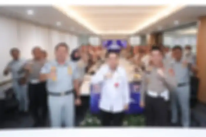 FGD dihadiri Kakorlantas Polri Irjen Firman Shantyabudi, Dirregident Korlantas Polri Brigjen Pol Yusri Yunus, Direktur PT Jasa Raharja Rivan Achmad Purwanto. serta Dirjen Bina Keuangan Kemendagri A Fatoni , Rabu (25/1/2023).