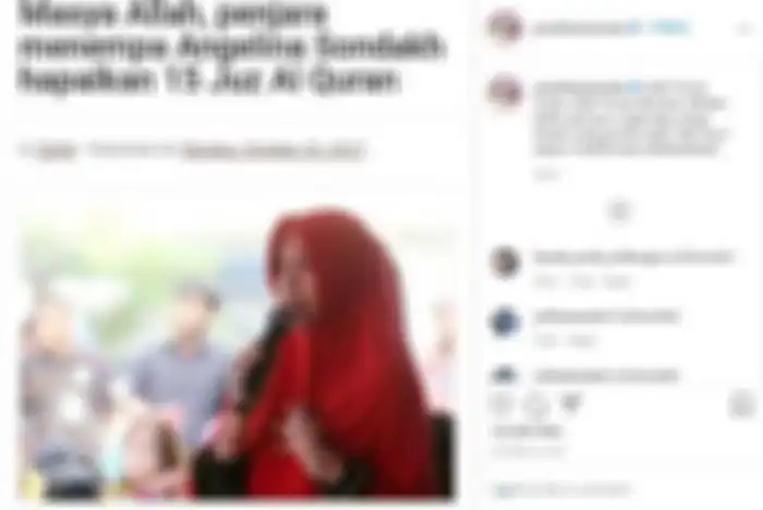 Angelina Sondakh hafalkan Al-Quran saat dipenjara