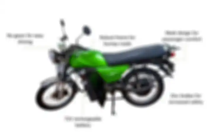 Motor listrik buatan Uganda yang akan dibagikan gratis.