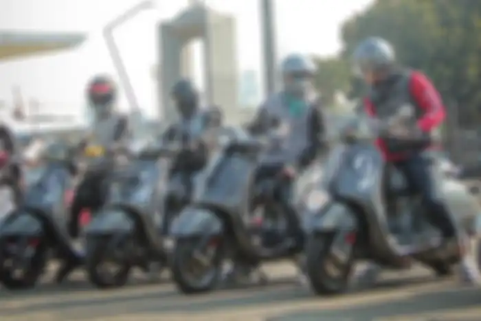 Vespa GT Club Indonesia didominasi motor matic besar keluarga Vespa GTS dan GTV.