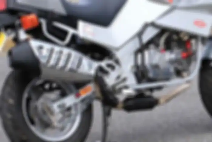 Mesin sudah upgrade pakai bore up kit, dan pemakaian knalpot Honda Monkey 125.