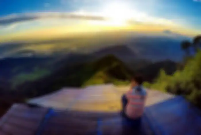 Wisata gunung Telomoyo, Jateng.