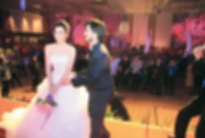 Potret Rudy Salim dan sang istri di hari pernikahannya