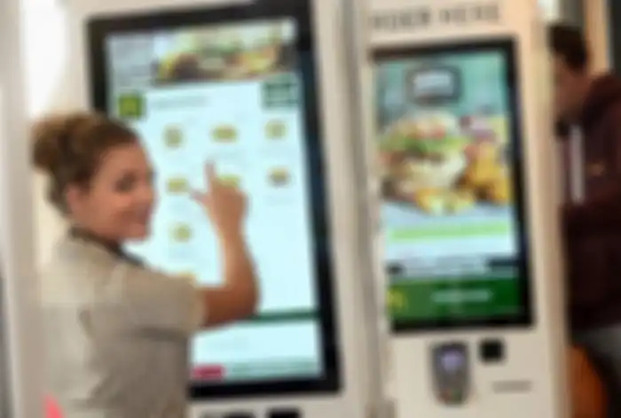 Kios otomatis yang dikembangkan oleh McDonalds