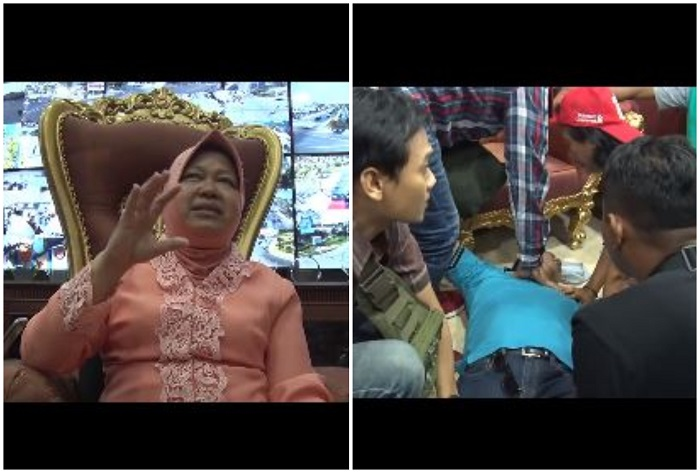 Wartawan Kesurupan saat Wanwancara dengan Bu Risma, Suasana Kondusif Berubah Panik, Ternyata Ada Fakta Mengejutkan di Baliknya