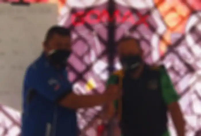 Bro Fredy (kanan) resmi menjabat Ketum Gomax Riders masa bakti 2020-2022