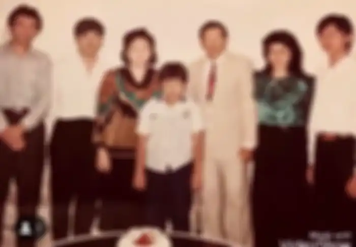 Foto keluarga Ahok