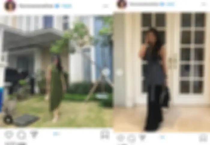 Tampilan depan rumah Theresa Wienathan