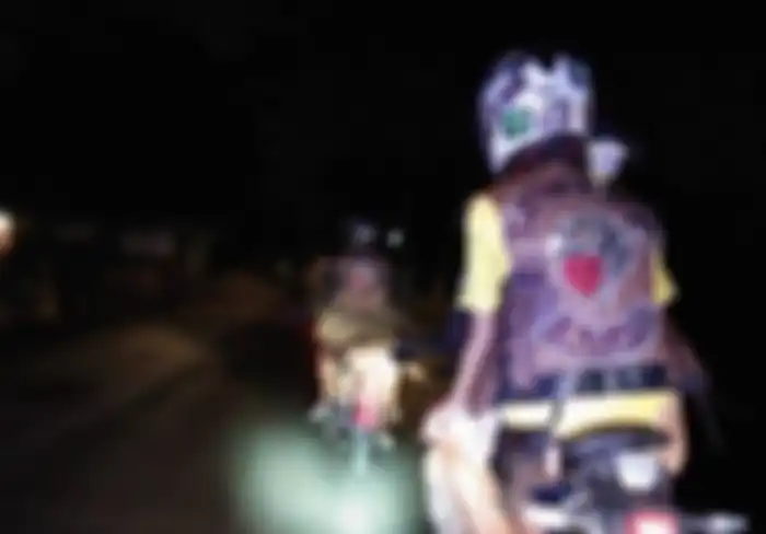 Perjalanan malam hari dari Makassar menuju ke Polewali Mandar.