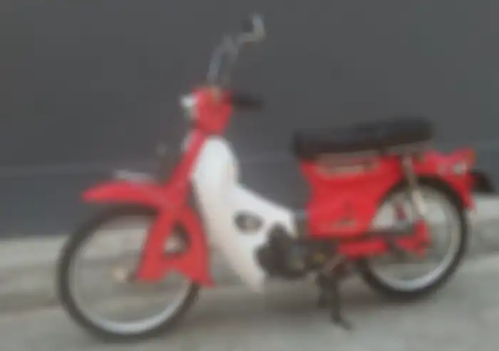 Motor bebek jadul ini kembali setelah tidur panjang.