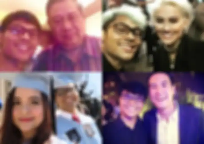 Robinson Sinurat bersama Susilo Bambang Yudhoyono, Agnes Monica, Tasya Kamila, dan Daniel Mananta.