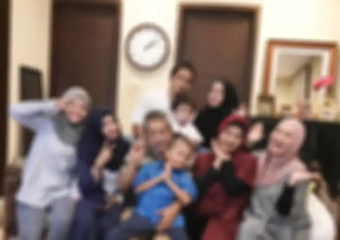Ruang tengah rumah Ikke Nurjanah