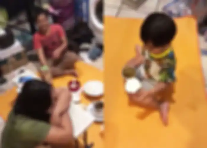 anak kedua Nia Ramadhani main di ruangan ART