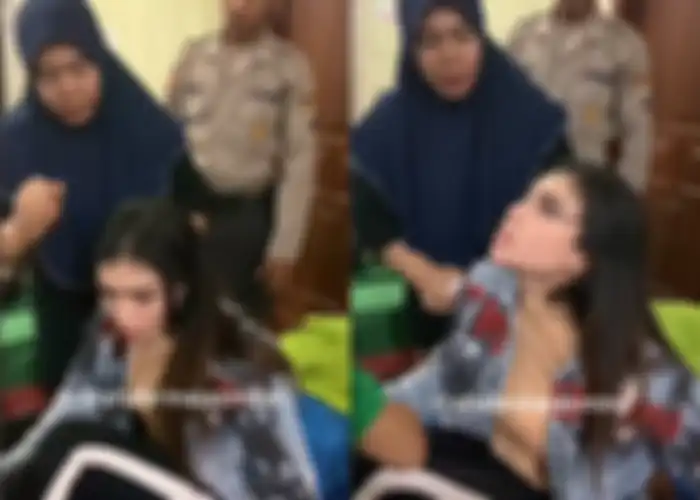 Shabrina Jasmine saat berobat ke Ningsih Tinampi