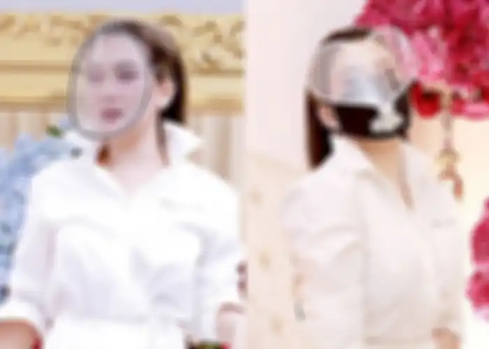 Face shield Syahrini seharga jutaan Rupiah