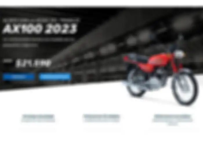 Suzuki 2-Tak AX100 masih dijual di Meksiko