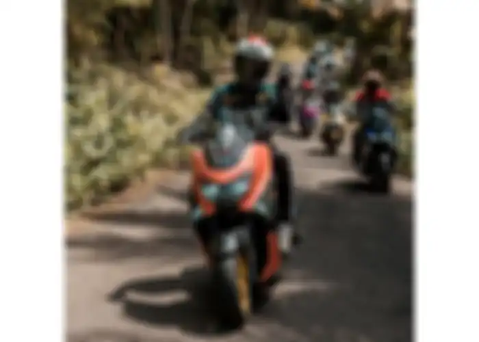 Keseruan perjalanan komunitas Maxi Yamaha saat touring gabungan