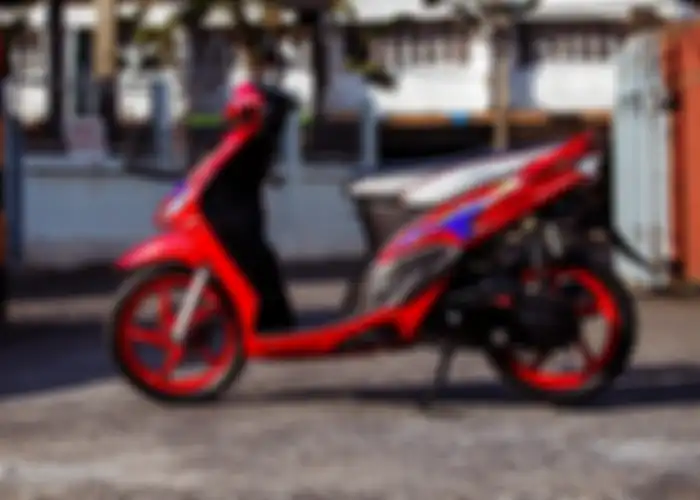 Modifikasi motor Yamaha Mio, dengan konsep proper matic simpel dan rapih