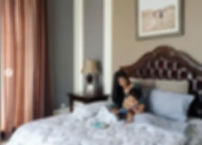 Kamar tidur milik Raya Kohandi