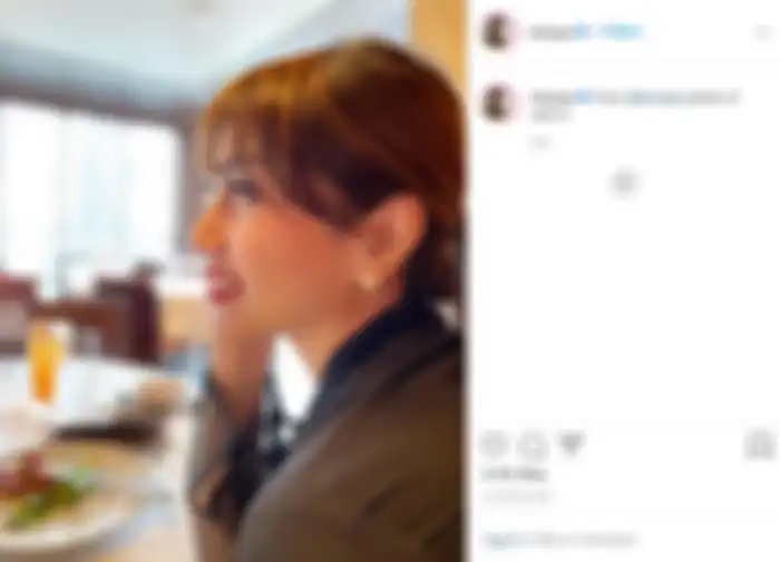 Penampilan Nisya Ahmad saat bersantap siang di restoran steak mewah bareng suami