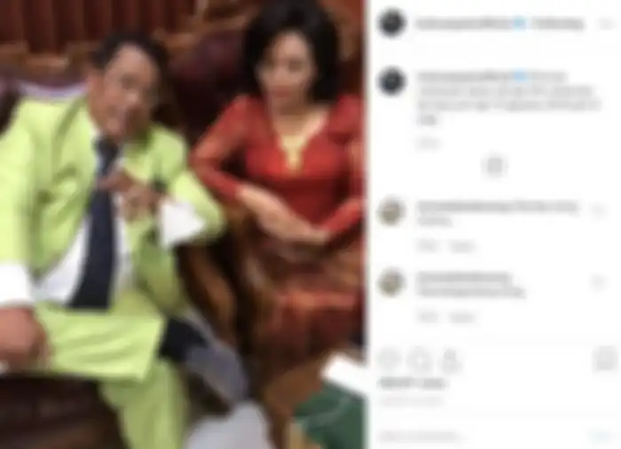 Hotman Paris bersama adiknya ketika acara 17san