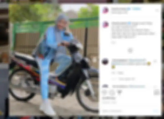 Chacha Sherly semasa hidupnya.