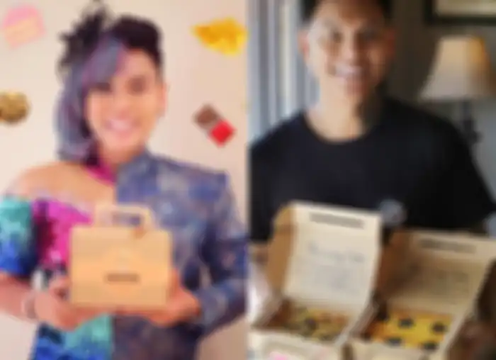 Hudson saat promosi kue