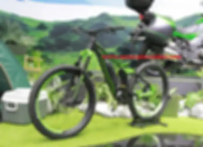 Sepeda listrik Kawasaki akan ada 2 tipe, pertama tipe sepeda road dan yang kedua adalah tipe mountain bike.