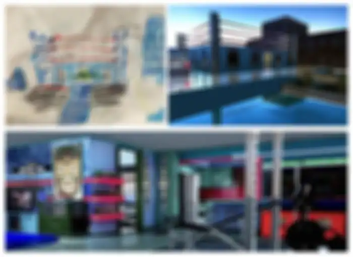 Desain rumah yang dibua dari gambar anak-anak.