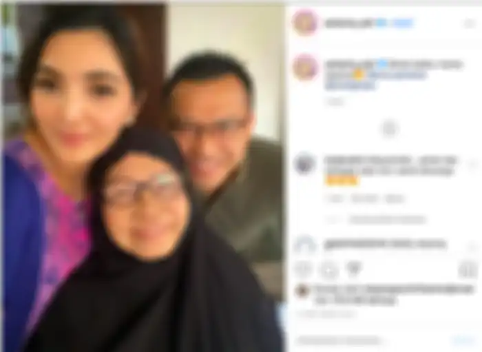 Unggahan Ashanty bersama Anang, dan Ibu mertuanya