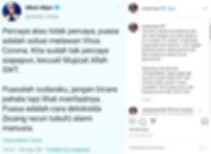 Unggahan mbah mijan soal puasa dan corona