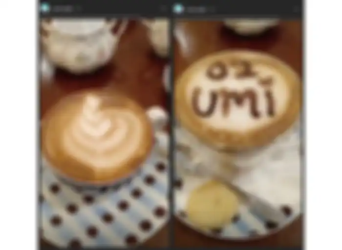 Minuman yang dipesan Umi Pipik bersama temannya