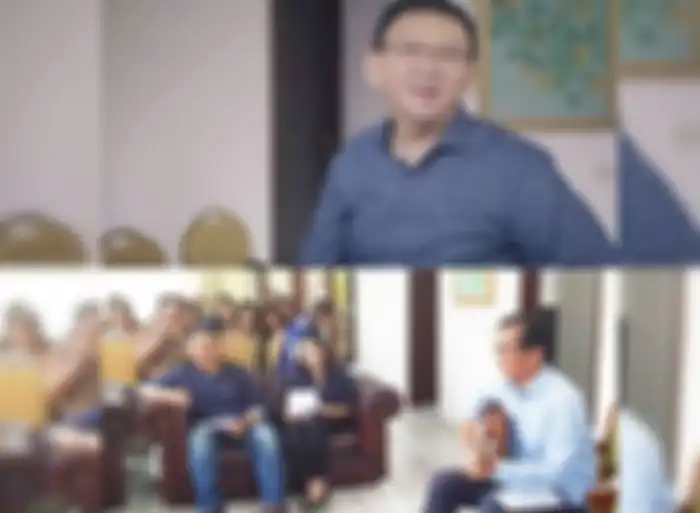 Ruang tamu di rumah Ahok juga cukup luas