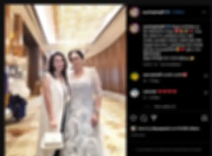 Ayu Ting Ting hadiri pesta ultah Atiek Nur Wahyuni 