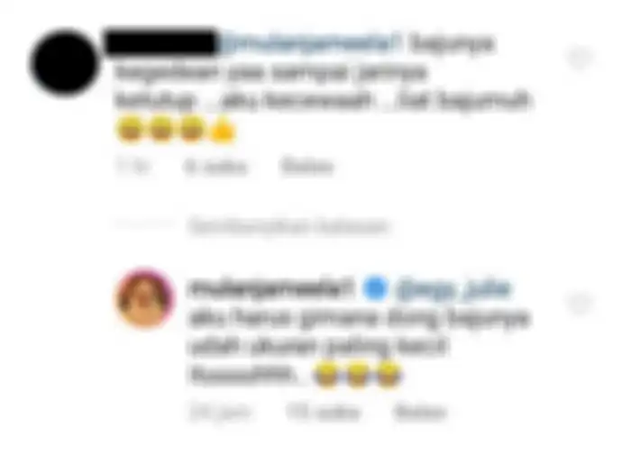 Komentar di postingan Mulan Jameela 