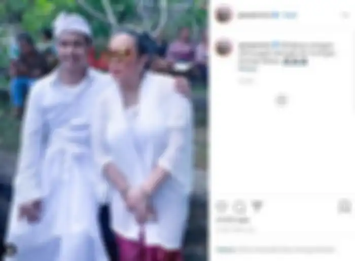 Ajun Perwira pamer foto mesra bareng Jennifer Jill saat ucapkan selamat Hari Raya Galungan