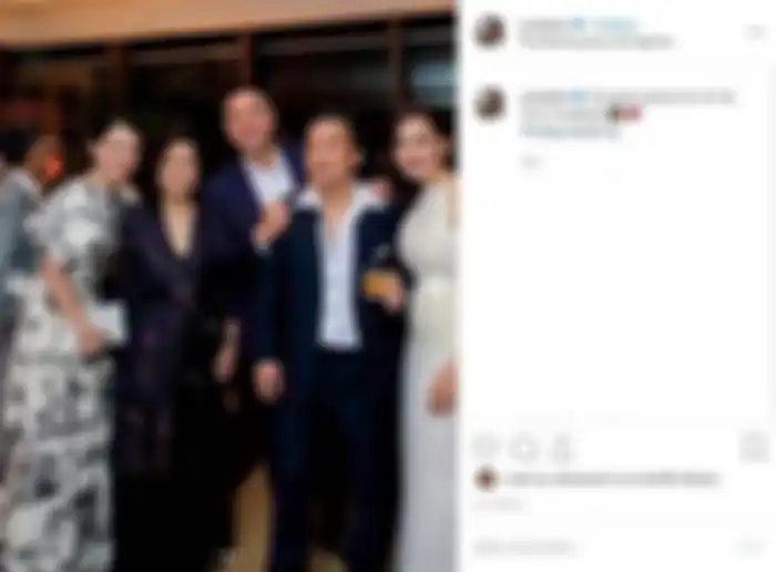 Julia Estelle bersama David Tjiptobiantoro