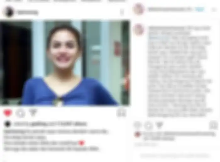 Nikita Mirzani saat membalas posting-an Baim Wong 
