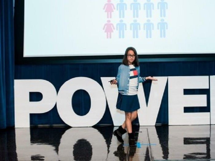Samaira Mehta berbicara di Microsoft Women in Technology