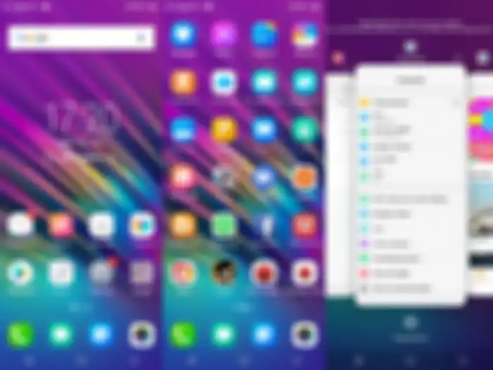 Vivo V11 Pro - homescreen dan multitasking