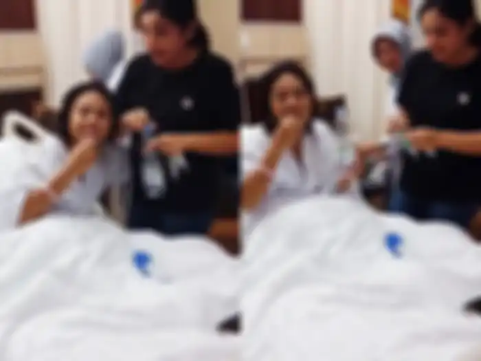 Ashanty menemani Aurel di Rumah Sakit