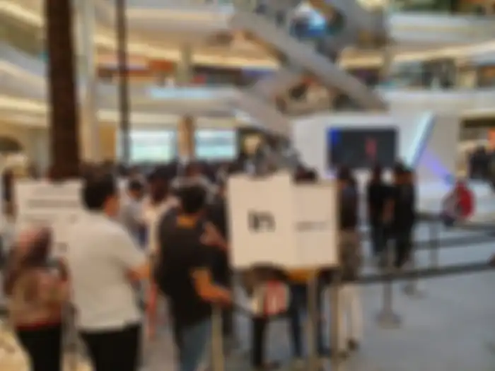 Para pengunjung yang ingin menukarankan hape lamanya dengan Samsung Galaxy Note 10.
