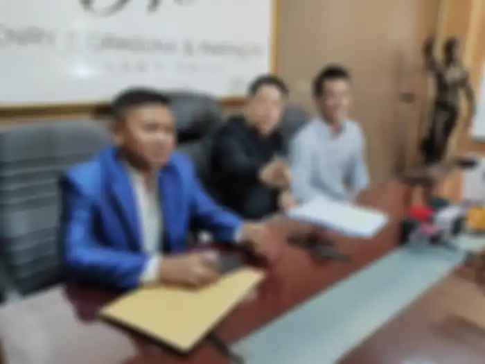 Eza Gionino saat ditemui di kantor pengacara Henry Indraguna, kawasan Permata Hijau, Jakarta Selatan pada Jumat (22/11/2019).