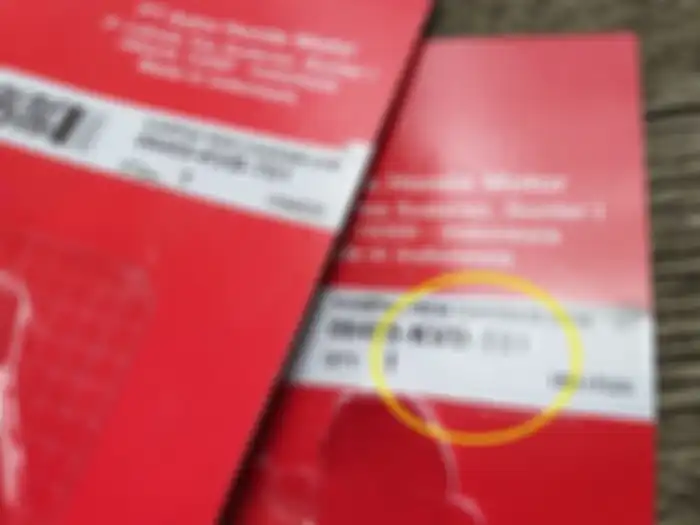 Ada logo Honda untuk kampas rem orisinal di bagian kode part.