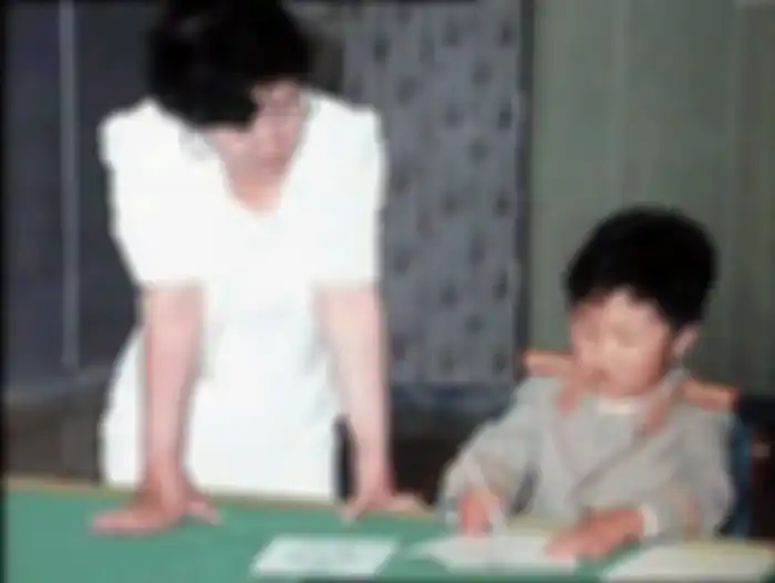 Foto diduga masa kecil Kim Jong-un