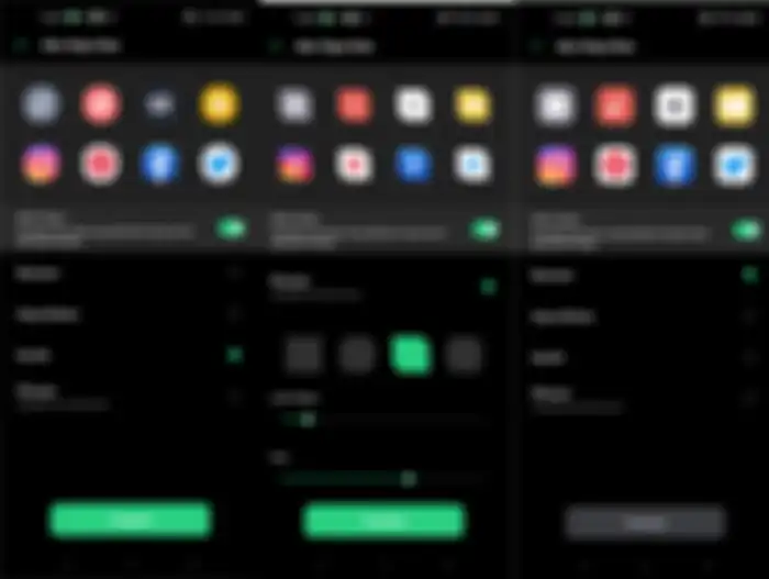 Tampilan menu pengaturan ikon Color OS 7.1