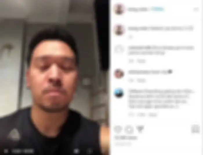 Nobu melakukan live ig
