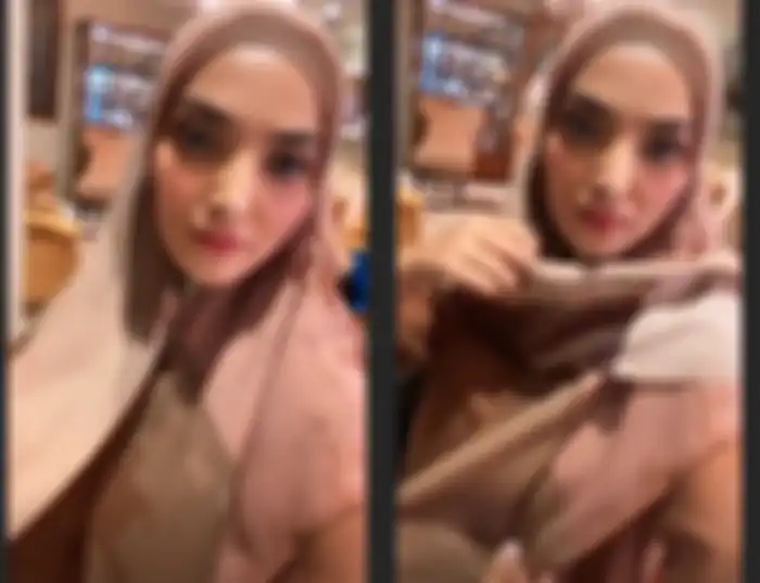 Penampilan terbaru Ashanty yang berbeda kenakan hijab syari setelah pulang dari rumah sakit