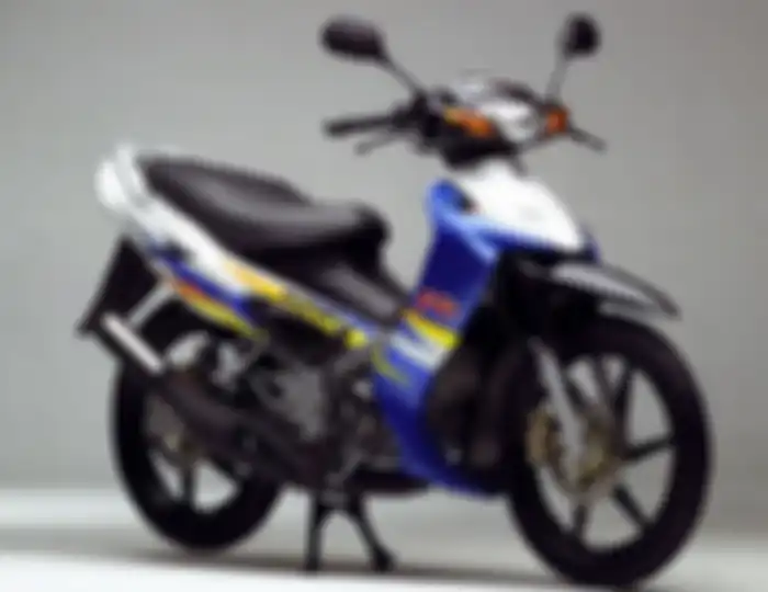 Generasi penerus Suzuki Satria 120S atau lumba-lumba, lebih tenar disebut Satria Hiu.